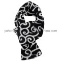 Promotion Winter Warm Knitting Printed Polar Fleece Lady Scarf